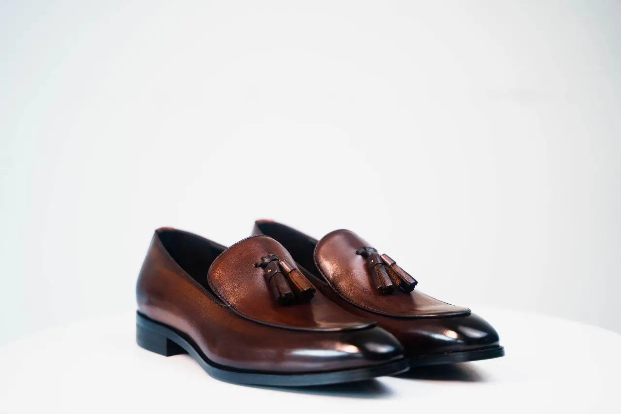 Tassel Loafers in Chocolate Brown