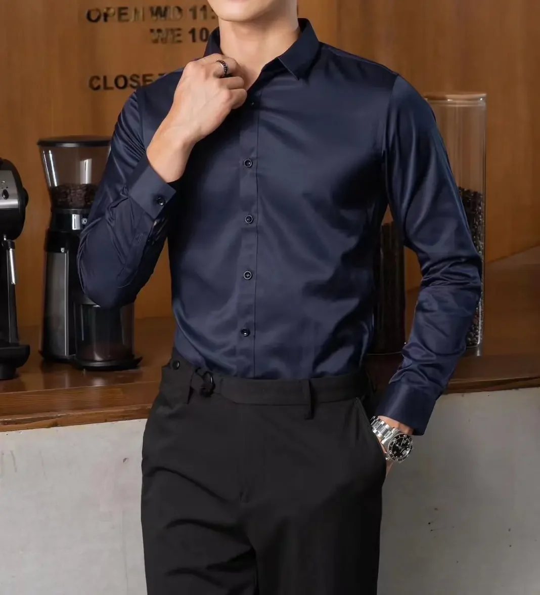 Dark Blue Shirt