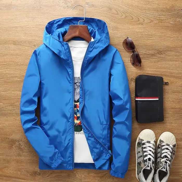 blue wind jacket